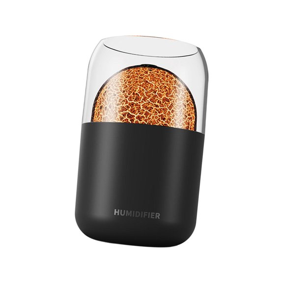 yuksok Humidificateur d'Air Lumière d'Ambiance Humidificateur Diffuseur d'Air pour Chambre Dortoir Voiture Boule Noir
