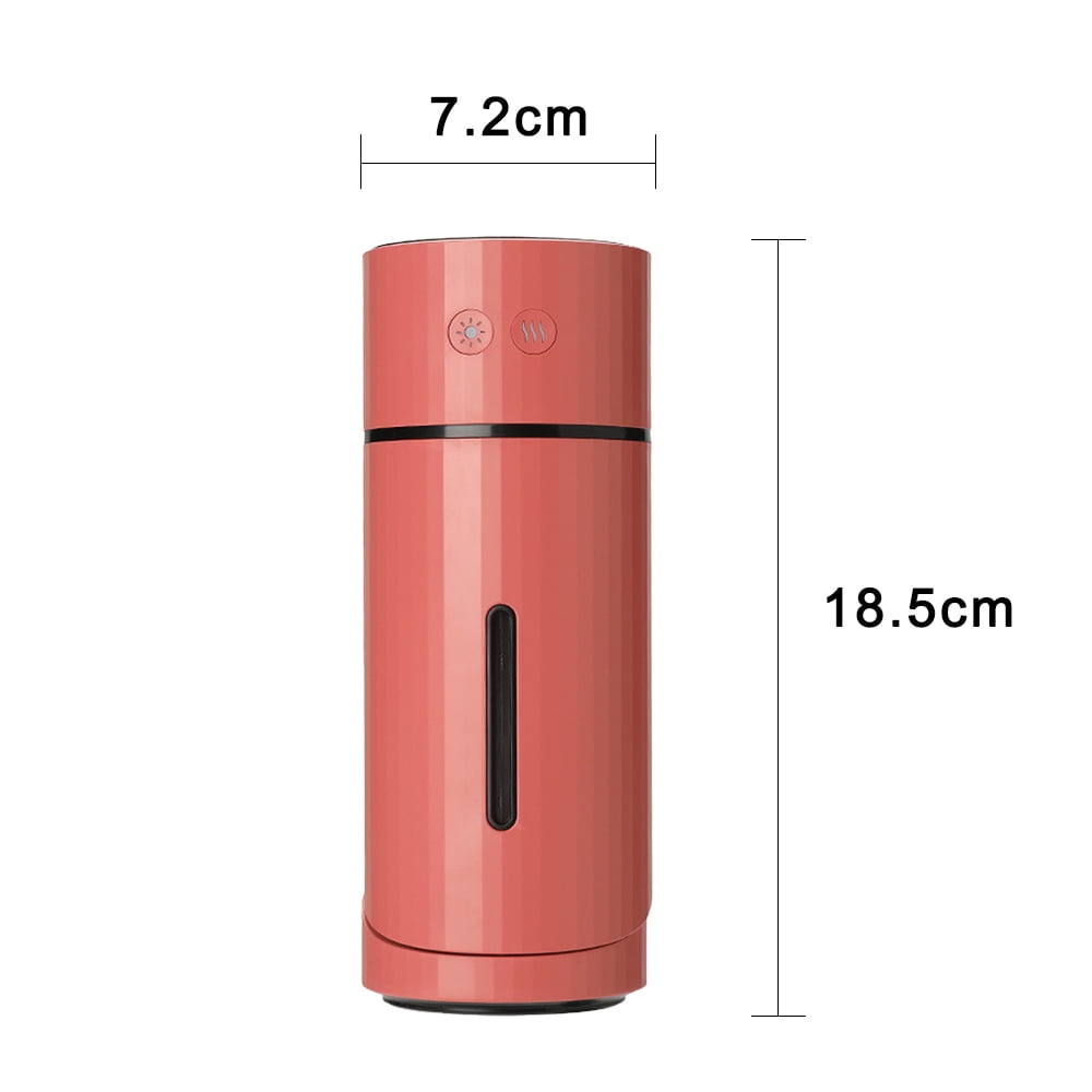Adjustable Humidifier, Small Cool Mist Ultrasonic Humidifier, Portable USB Quiet Humidifier