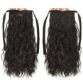 thumbnail image 3 of AMERTEER Perruques de Queue de Cheval Bouclée pour les Femmes Cheveux Naturels Pièce Faux Cheveux Bruns Cheveux Noirs Brun Clair, 3 of 3