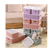 thumbnail image 3 of Cesta Organizador Canastilla Caja Canasta Almacenamiento 3pz AZUL, 3 of 4
