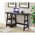 thumbnail image 2 of Scranton & Co Trestle Desk in Black, 2 of 5