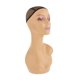 thumbnail image 1 of Cabeza de maniquí femenino Zulema maquilje complet Sombreros cara Hogar Salón Viajes Marrón izquierdo Rojo Morado, 1 of 8