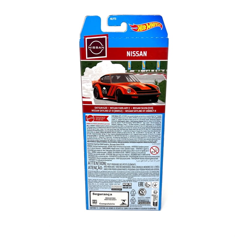Hot Wheels Nissan Datsun Fairladyz Silva Skyline GTR 5pk, Ages 4+