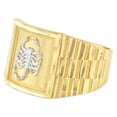 thumbnail image 2 of Ioka - 14K Solid Yellow Gold 14MM Scorpion Men's Ring - Size 5, 2 of 5