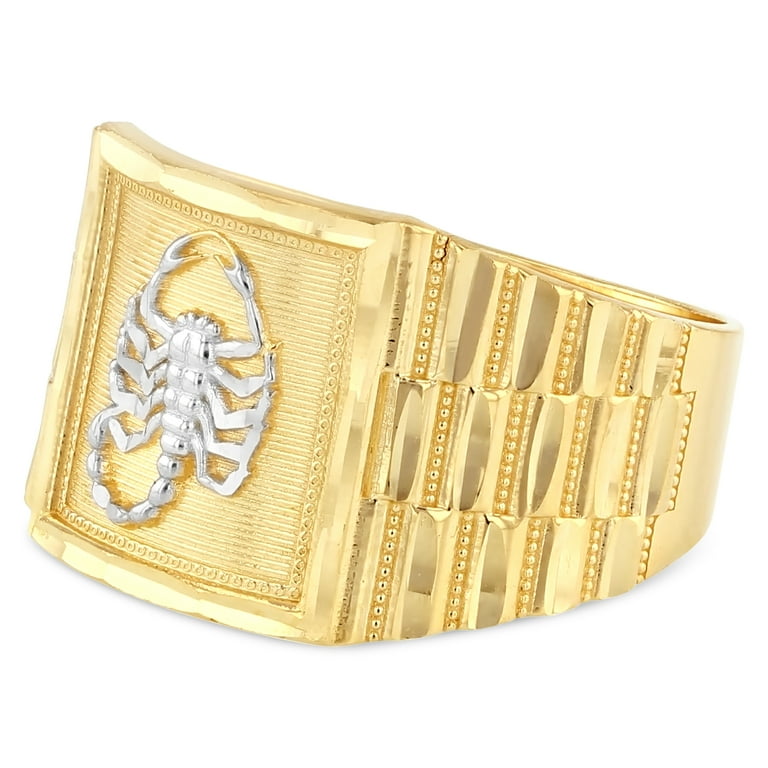 14k gold scorpion ring online