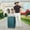 Cyan+Black, variant on 24" Expandable Hard Shell Carry On Luggage with No Noise Spinner Wheels, 77L ABS Hardside Carry On Suitcase with TSA Lock, Lightweight Hardshell Suitcase with Adjusts in 3 Stages for Trips, Vacations