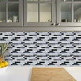thumbnail image 5 of Deals Today 2025 Peel and Stick Backsplash for Kitchen 10-Sheet Self Adhesive Mosaic Wall Tiles Marble Back Splashes Stick on Backsplash Peel and Stick for Bathroom Shower Furniture Camper 6"x6", 5 of 6