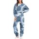 thumbnail image 1 of Puntoco Conjunto de dos piezas para mujer de manga larga con cuello redondo y pantalones deportivos con bolsillos Puntoco Puntoco-1185, 1 of 7