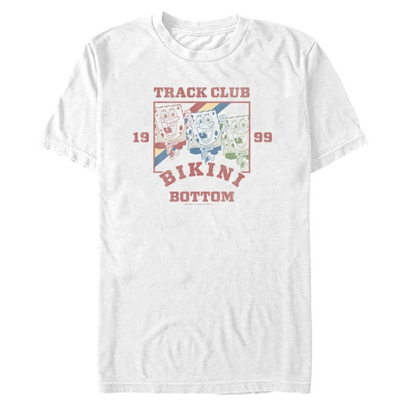 Mens SpongeBob SquarePants Bikini Bottom Track Club T Shirt