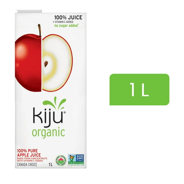 Kiju Organic 100% Pure Apple Juice 1L