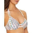 thumbnail image 3 of Miss Mandalay Womens Dakota Plunge Halter Bikini Top Style-DAK02TPCO, 3 of 3
