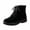 Black, variant on Bnwani Womens Boots,Winter Boots,Non-slip,Round Toe,Lace-Up,Warm,Black,40(US:7.5)