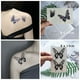 thumbnail image 3 of Hermosos Tatuajes Temporales De Mariposa Azul Realistas Duraderos Impermeables Tatoo Body Art Pierna Brazo Falso Tatto Pegatina Para Mujeres Hombre, 3 of 3