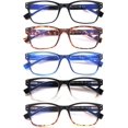 thumbnail image 1 of CLASAGA Reading Glasses for Women Men, Blue Light Blocking Ladies Computer Readers with Spring Hinge, 1 of 7