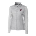 thumbnail image 2 of Women's Cutter & Buck Gray Texas A&M Aggies Vault DryTec Stealth Hybrid Quilted Full-Zip Windbreaker Jacket, 2 of 3