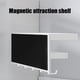 thumbnail image 4 of Estantería magnética para cocina | Estantería lateral multifuncional de frigorífico, plancha, blanca, 25x10x11,5cm | Soporte para papel de cocina, organizador de tarros de condimentos, ganchos, 4 of 6