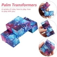 thumbnail image 2 of 1PC Cube Fidget Sensory Toy for Kids and Adults, Infinity Cube & 12-Sided Magic Cube Gadget Relieves Stress and Anxiety, Fun Fidget Mini Block Desktop Cube Toy for Birthday Gift (#A08), 2 of 5