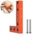 thumbnail image 1 of Small Center Finder Tool 90 Degree Quick Measuring Aluminum Alloy Marking Anodized Accurate Scale Carpenter Tool, 1 of 7