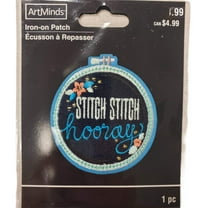 Stitch Stitch Hooray Iron-On Patch by ArtMinds