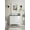 Bright White, variant on James Martin Vanities 527-V36-BW-3CSP Palisades 36" Free Standing Single Basin Vanity Set