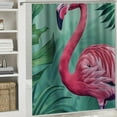 thumbnail image 6 of Orinice  Flamingo Cute Bathroom Shower Curtain Set, 60x72, 6 of 7