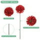 thumbnail image 2 of Uxcell Flores de Bola de Crisantemo Artificial, Ramos de Seda de Hortensia Falsos para el Hogar/Boda Rojo Brillante 30 Pack, 2 of 7