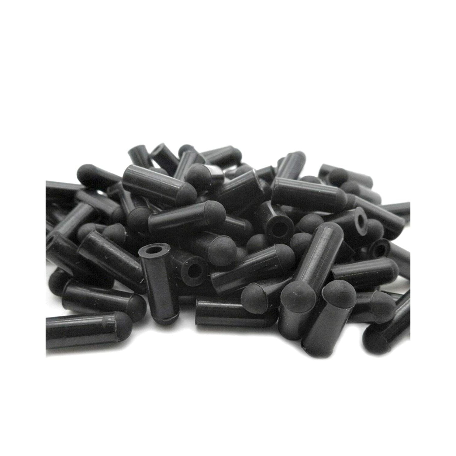 Black Silicone Vacuum Caps 1/8" (3.2mm) Silicone Vacuum Cap Silicone