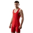 thumbnail image 3 of Matman Wrestling Singlet Men's Boys Timeless Spandex, 3 of 9
