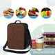 thumbnail image 4 of Disketp Dark Brown Glitter Bolsa Térmica Estampada para Almuerzo, Lonchera para Hombres y Mujeres Adultos, 4 of 7