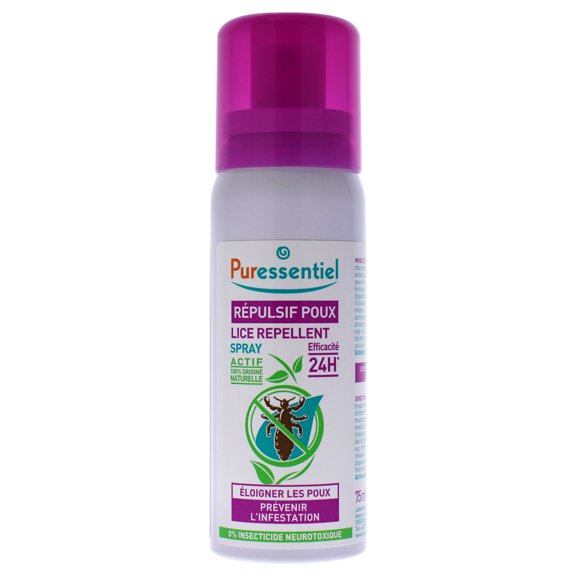 Puressentiel Tratamiento de piojos Spray repelente de piojos 2.54 oz Tratamiento de piojos 2.54 oz