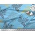 thumbnail image 3 of Soimoi Blue Cotton Duck Fabric Berries Leaves Print Fabric by Yard 42 Inch Wide, 3 of 3