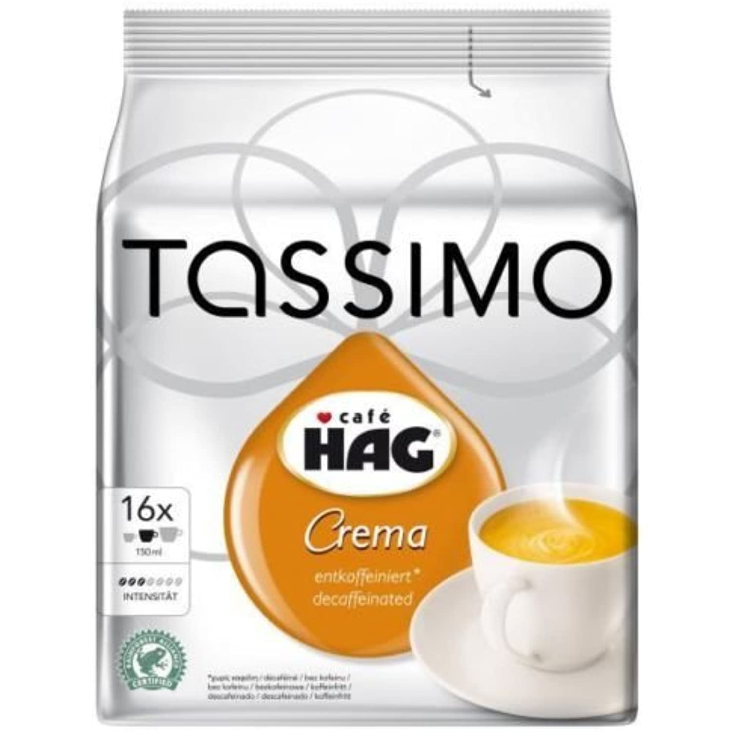 Dosettes Jacobs Caffè Creme Classico XL, T Disc Tassimo