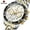Golden White, variant on Men's Waterproof Luxury Large Dial Men's Watch Stainless Steel Quartz Analog Dress Watch Men's Luminous Watch Timer Calendar Multifunctional Men's Watch