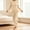 Beige, variant on Thermal Underwear Set for Women Ultra Thin Long Johns Scoop Neck Base Layer Top & Bottom Set