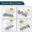 thumbnail image 6 of Unique Bargains Brake Master Cylinder for Nissan Altima 2007-2009 Durable No.46010JR80C Engine Compartment Hydraulic Master Cylinder Silver Tone,White 1 Pcs, 6 of 7