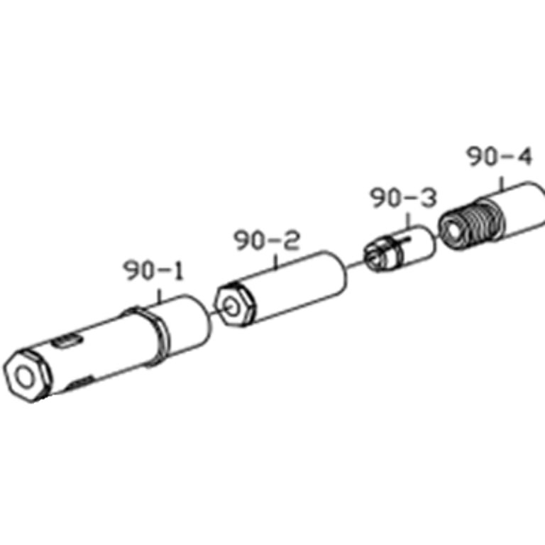 RAT Long Lockbolt Nose For 1/4" C6 Fasteners – 6" Length, Fits RAT & Competing Lockbolt Tools