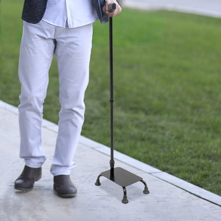 Fixartoo 4-Leg Stair-Climbing Assist Cane for Elderly,Adjustable Heights Walking Cane with Step Assist Pedal,330 lbs Capacity,for Mobility Support
