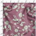 thumbnail image 6 of Soimoi Poly Taffeta Purple Fabric By the Yard - 56 Inch Wide - Leaves Print Fabric - Floral Elegant & Beautiful Patterns for and Home Decor Printed Fabric, 6 of 6