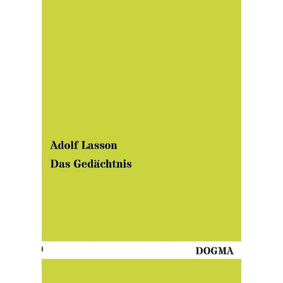 Das Gedächtnis (Paperback)