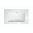 thumbnail image 2 of American Imaginations 24.25-in. W 3H8-in. Ceramic Top Set In White Color - Overflow Drain Incl. AI-27178, 2 of 8