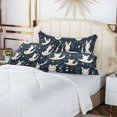 thumbnail image 6 of Cute Rabbit with Crown on Moon Plush Pillow Cases Queen Size Ultra Soft Warm Pillowcases with Zipper 20"x30", 6 of 9