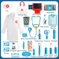 thumbnail image 4 of Kit médico Fajiabao para niños de 3 a 5 años, juego de simulación con 28 piezas, 4 of 6