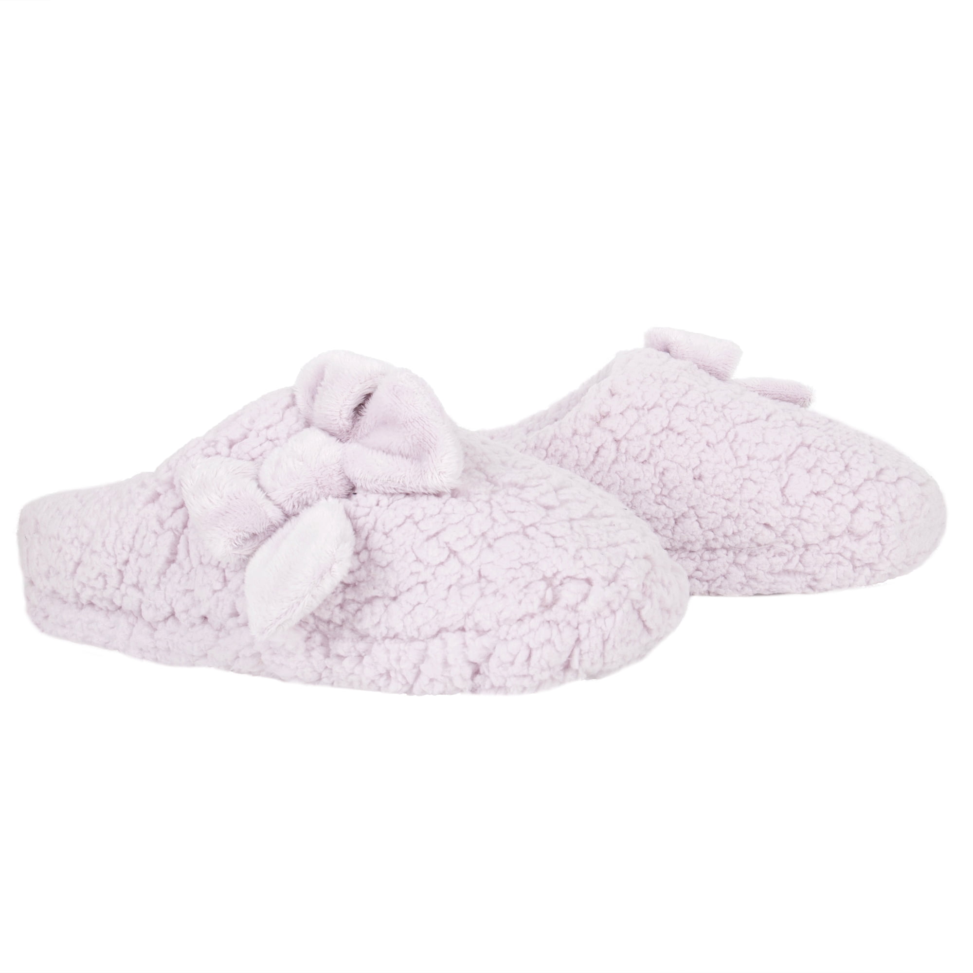 Jessica Simpson Womens Plush Marshmallow Slide On House Slipper Clog with Memory Foam Walmart Business Supplies