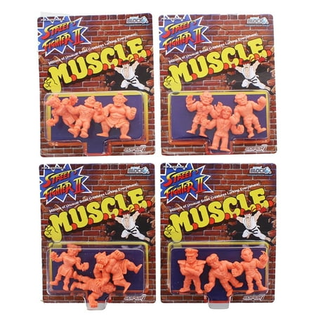 - Street Fighter MUSCLE Mini Figures, Set of 12, Arcade Block Exclusive
