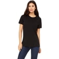 thumbnail image 2 of Bella Canvas 6400 - Relaxed Short Sleeve Jersey T-Shirt, S, Black, 2 of 5