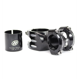 Tige De Direction Vélo Eclat Domain - Filetée 1-1/8'', Diamètre 25.4 Mm, Longueur 48 Mm, Noire - NEUVE Sous Emballage