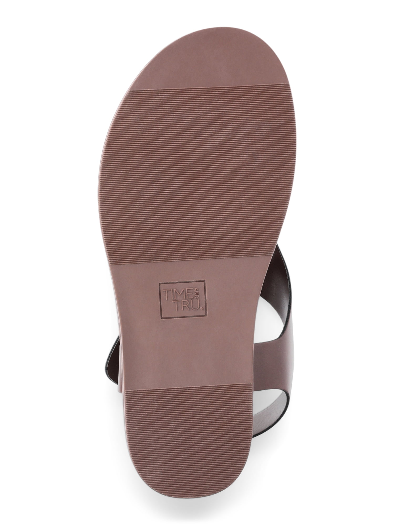 Time and Tru Women's Minimalist Buckle Sandals