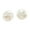 white, variant on AeraVida Classic and Vibrant White Mother of Pearl Mosaic Round Circle Stud Earrings | Simply Glamorous Pearl Earrings for Women | Jewelry Gifts
