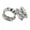 grey, variant on K-KED 1 Pcs Silicone Flexible Ear Gauges Plugs Expander Double Flared Flesh Tunnels /-white-16mm