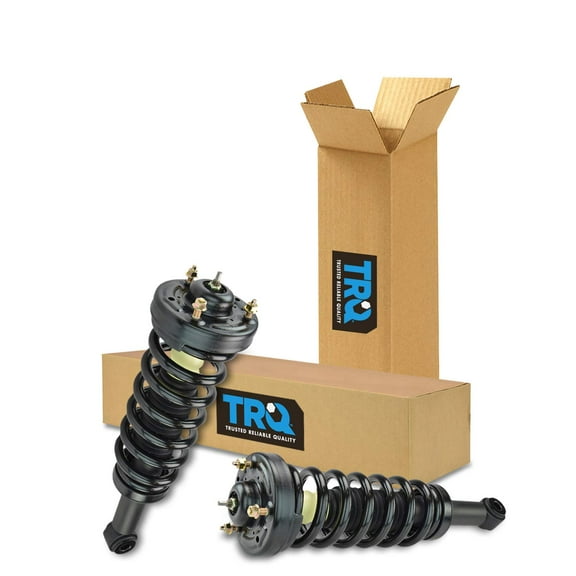 TRQ Front Strut & Coil Spring Assembly Set Driver & Passenger Sides Fits Select 09-13 Ford F-150